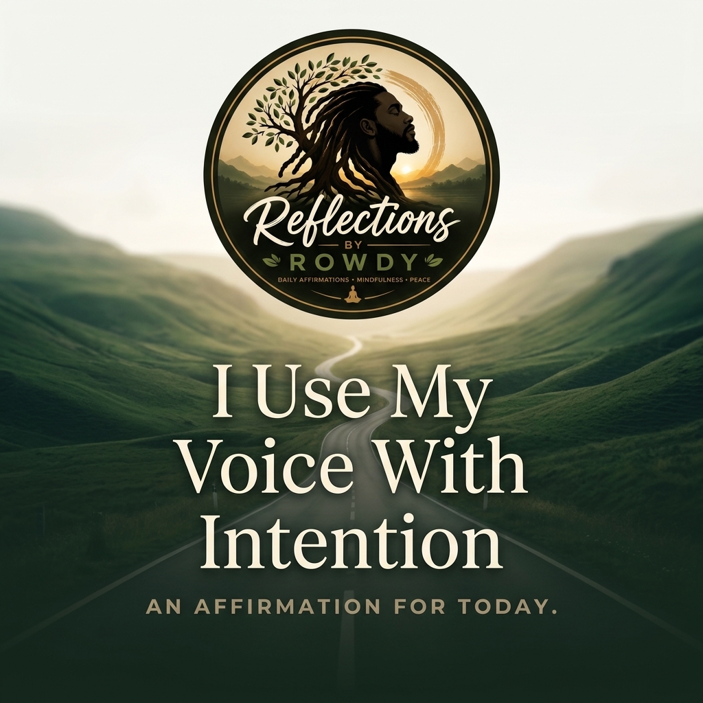 I Use My Voice With Intention