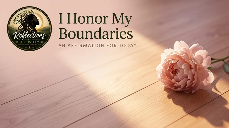 I Honor My Boundaries