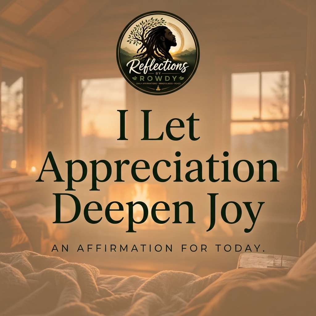 I Let Appreciation Deepen Joy