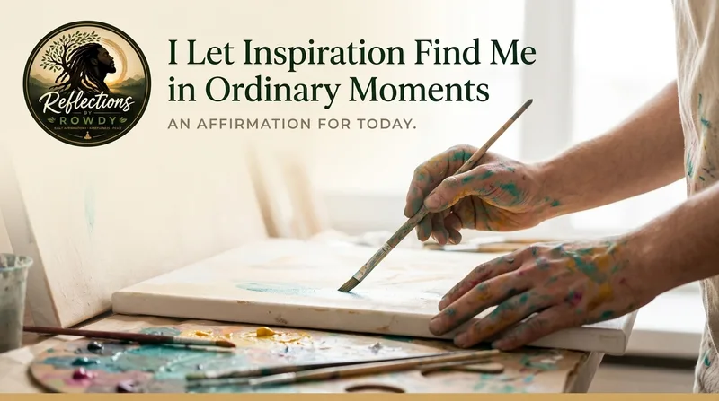I Let Inspiration Find Me in Ordinary Moments