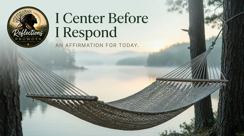 I Center Before I Respond