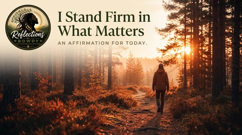 I Stand Firm in What Matters