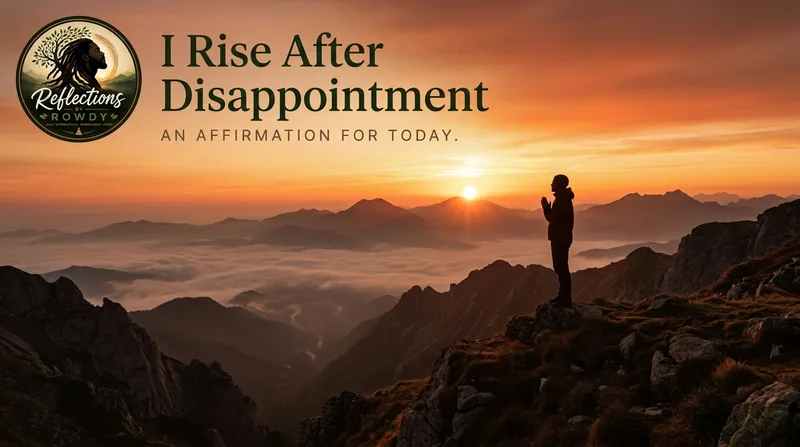 I Rise After Disappointment