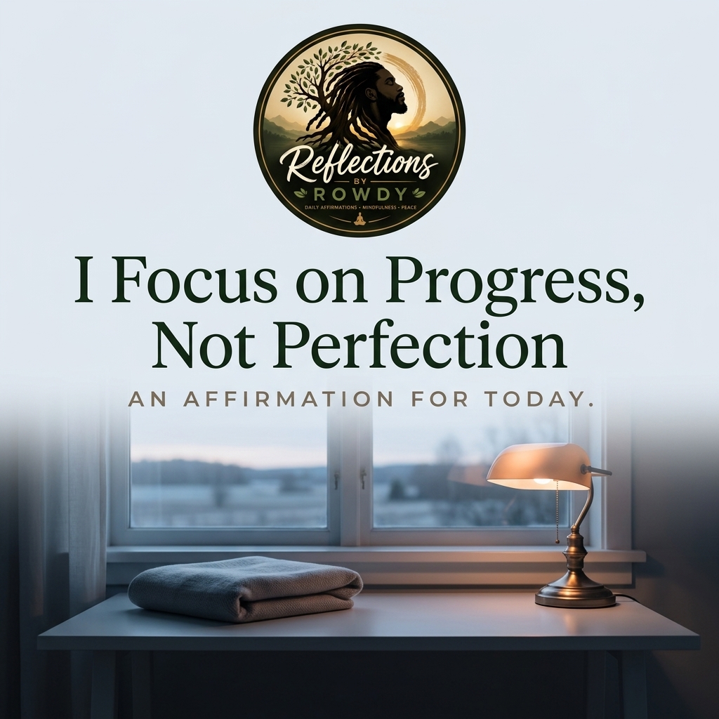 I Focus on Progress, Not Perfection