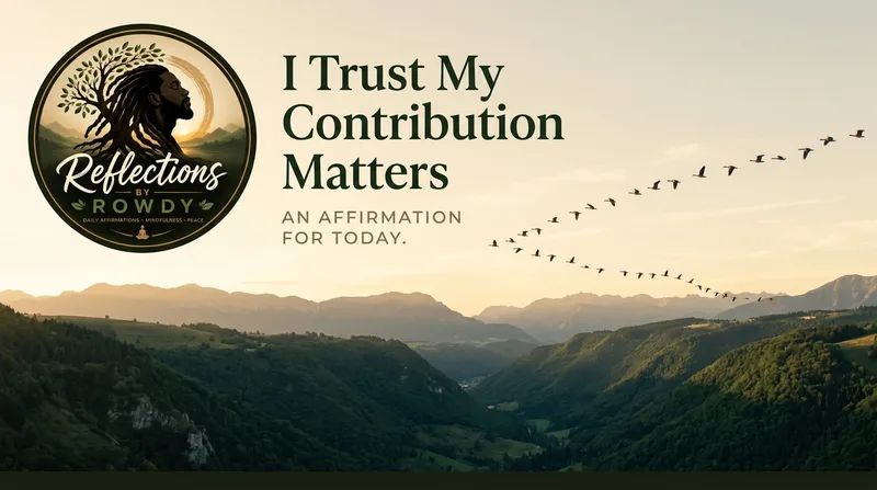 I Trust My Contribution Matters
