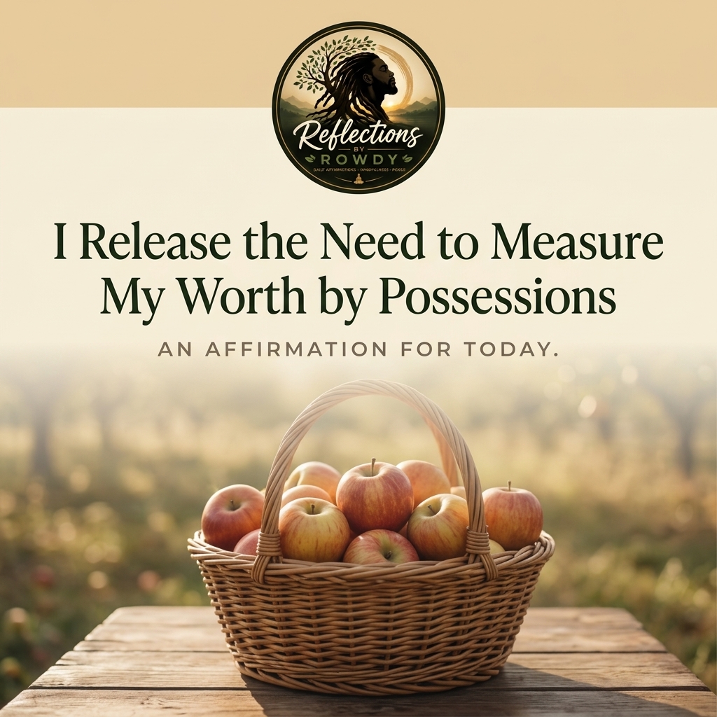 I Release the Need to Measure My Worth by Possessions