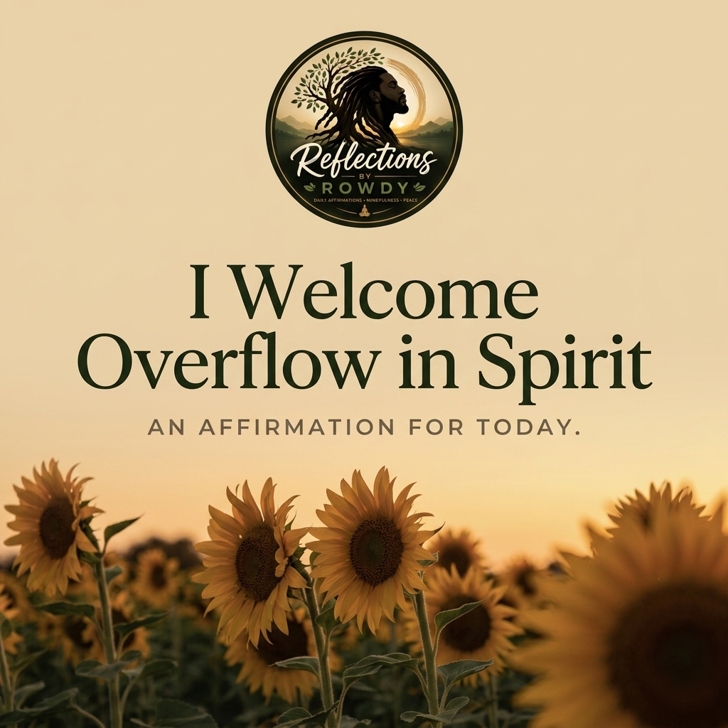 I Welcome Overflow in Spirit