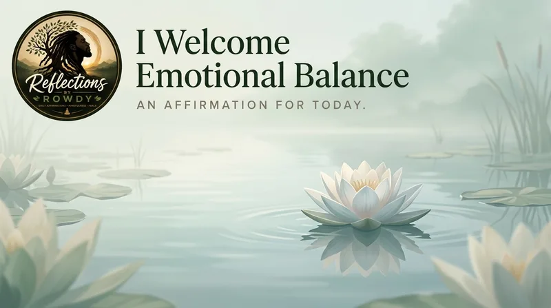I Welcome Emotional Balance