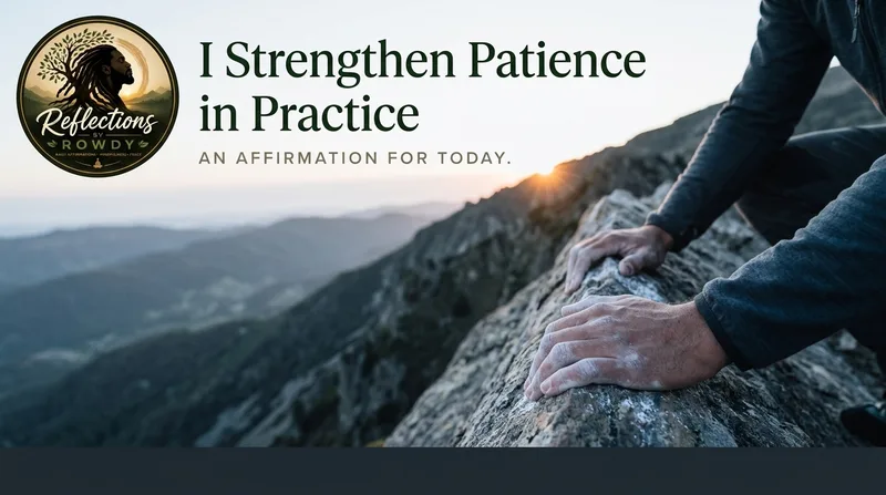 I Strengthen Patience in Practice