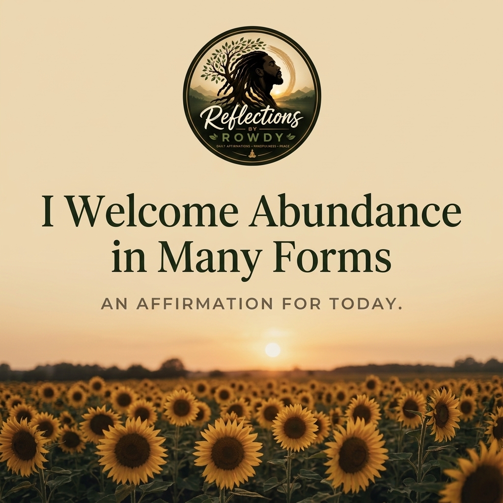I Welcome Abundance in Many Forms
