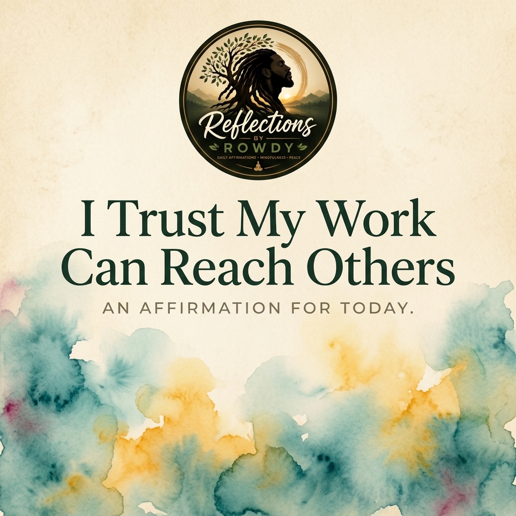I Trust My Work Can Reach Others