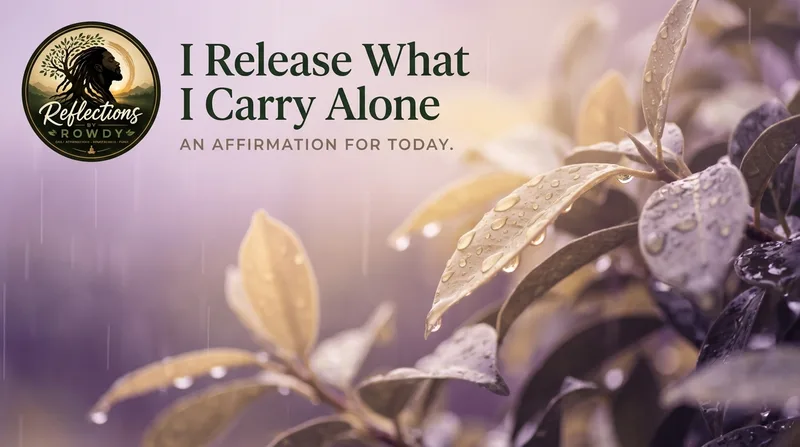 I Release What I Carry Alone