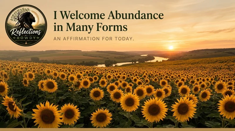I Welcome Abundance in Many Forms