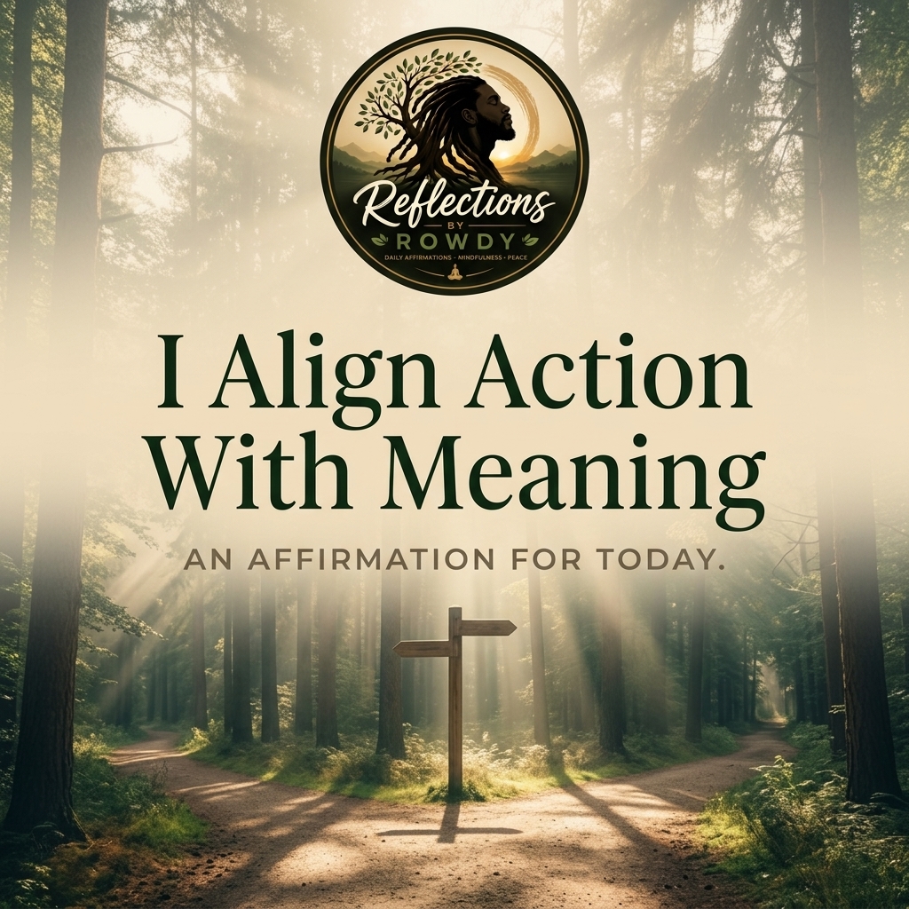 I Align Action With Meaning