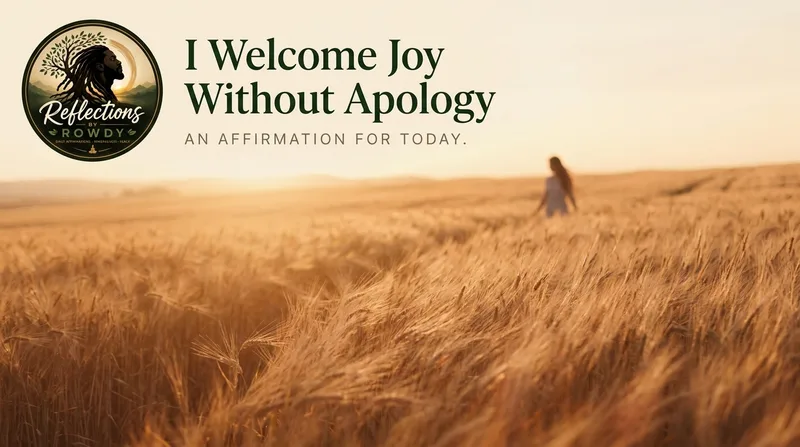 I Welcome Joy Without Apology
