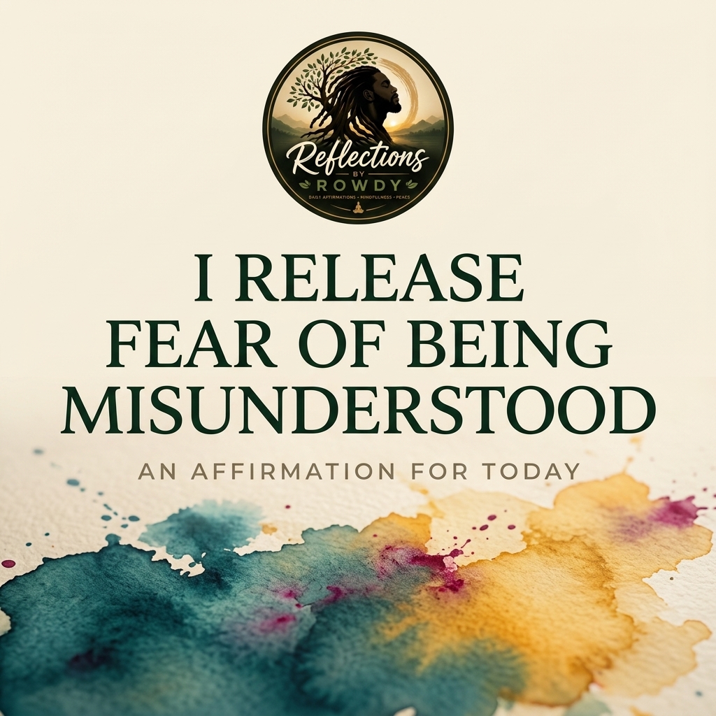 I Release Fear of Being Misunderstood