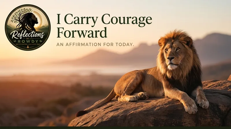 I Carry Courage Forward