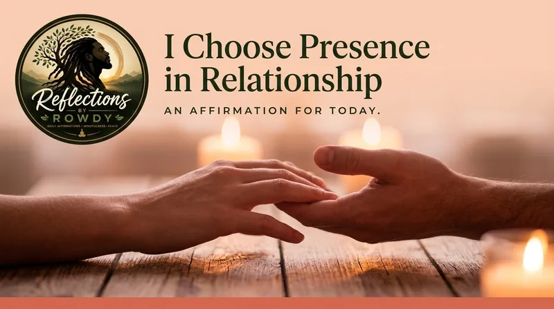 I Choose Presence in Relationship