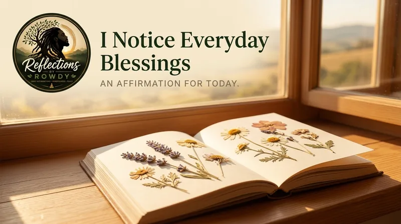 I Notice Everyday Blessings