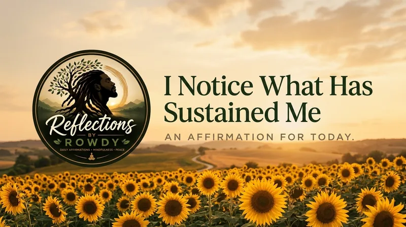 I Notice What Has Sustained Me