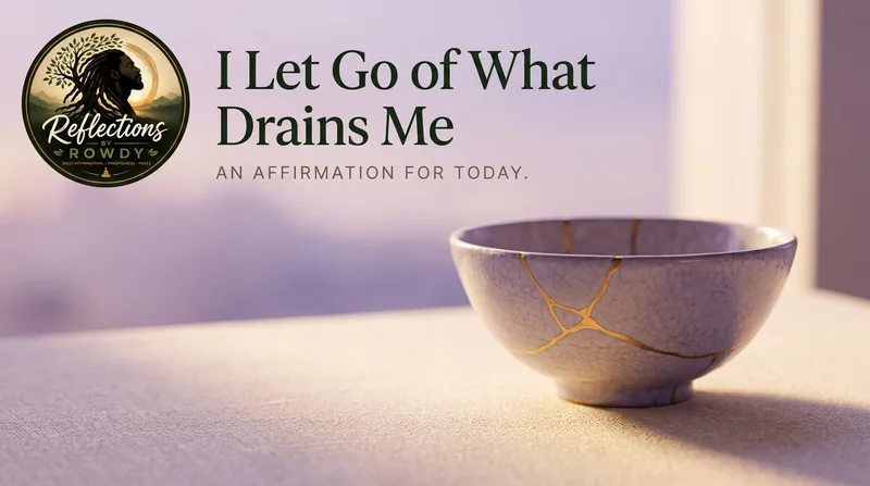 I Let Go of What Drains Me
