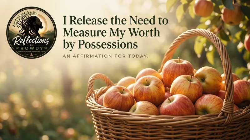 I Release the Need to Measure My Worth by Possessions