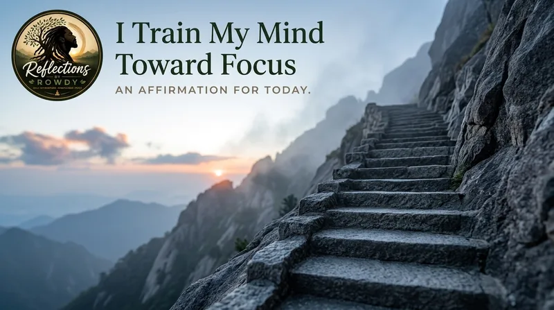 I Train My Mind Toward Focus
