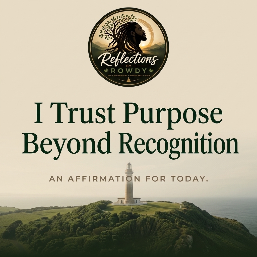 I Trust Purpose Beyond Recognition
