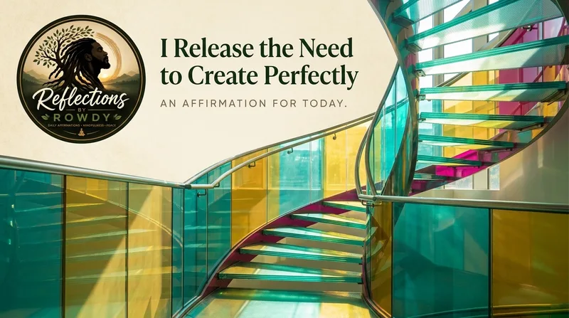 I Release the Need to Create Perfectly