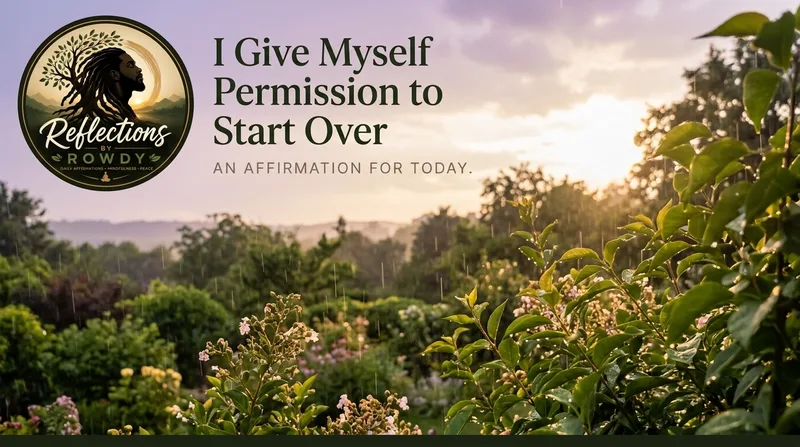 I Give Myself Permission to Start Over