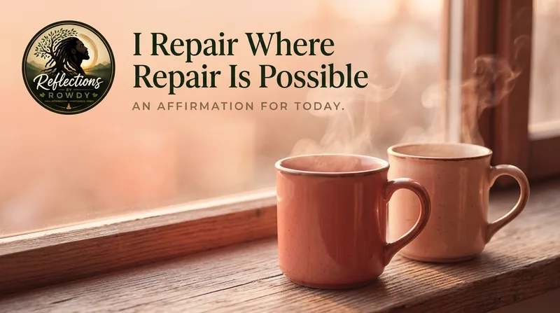 I Repair Where Repair Is Possible