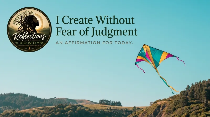 I Create Without Fear of Judgment