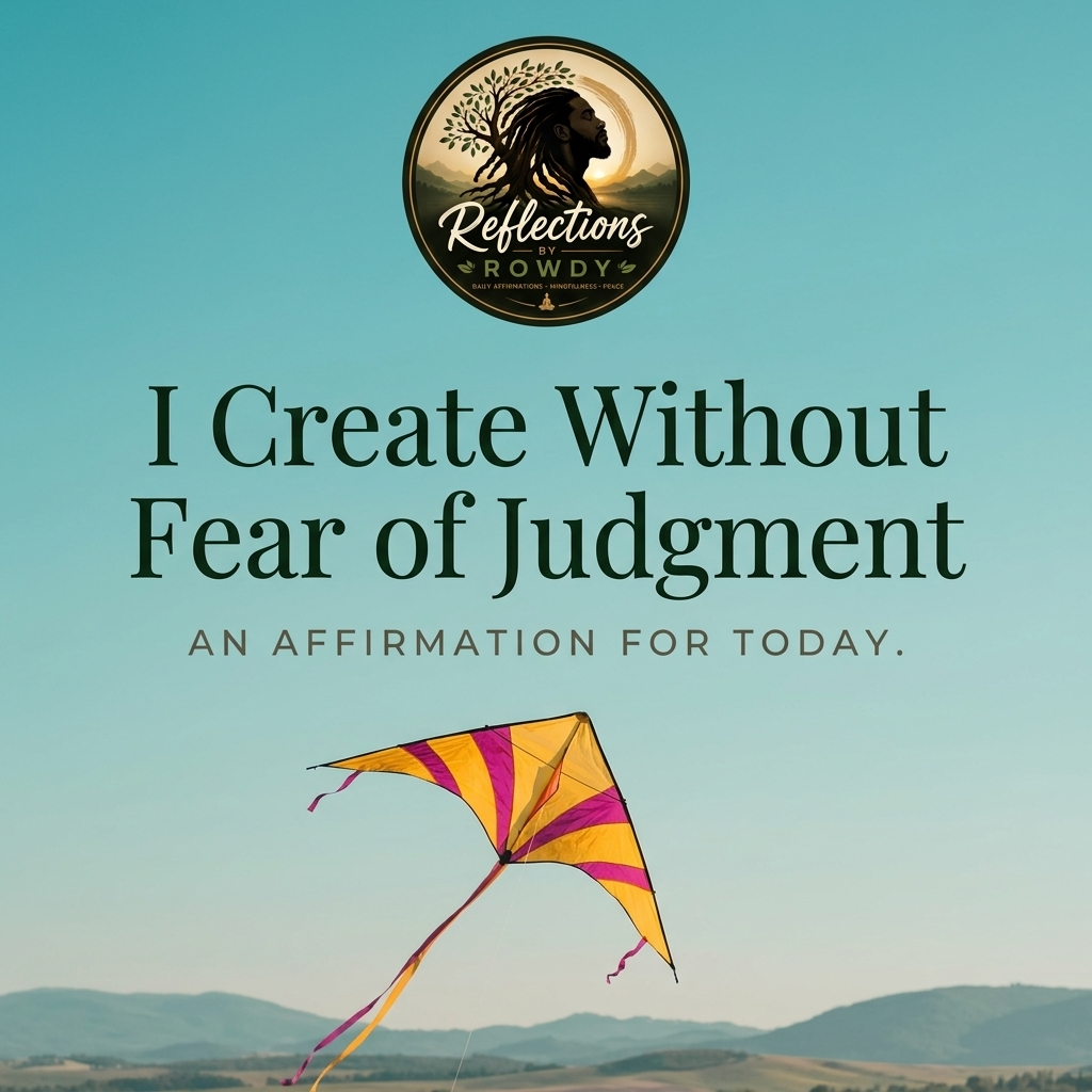 I Create Without Fear of Judgment