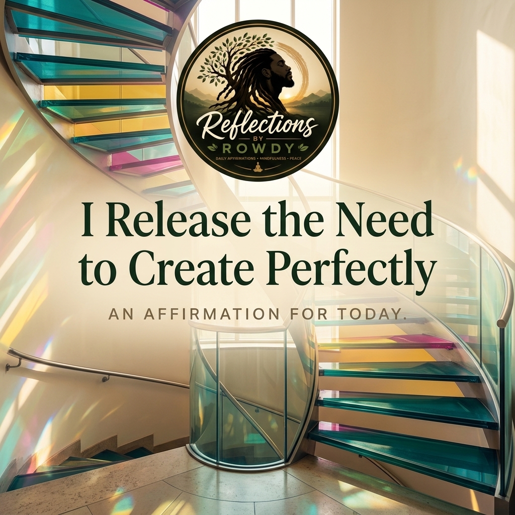 I Release the Need to Create Perfectly