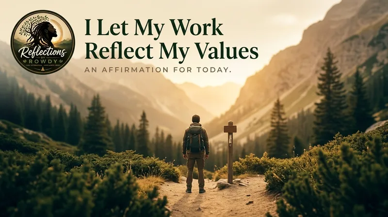 I Let My Work Reflect My Values