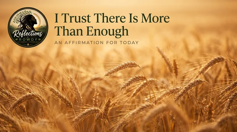 I Trust There Is More Than Enough