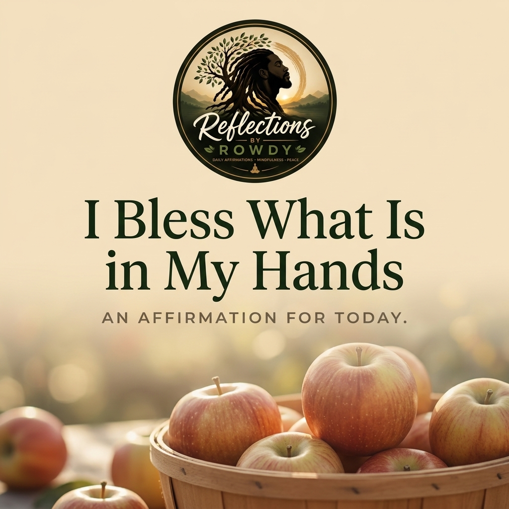 I Bless What Is in My Hands