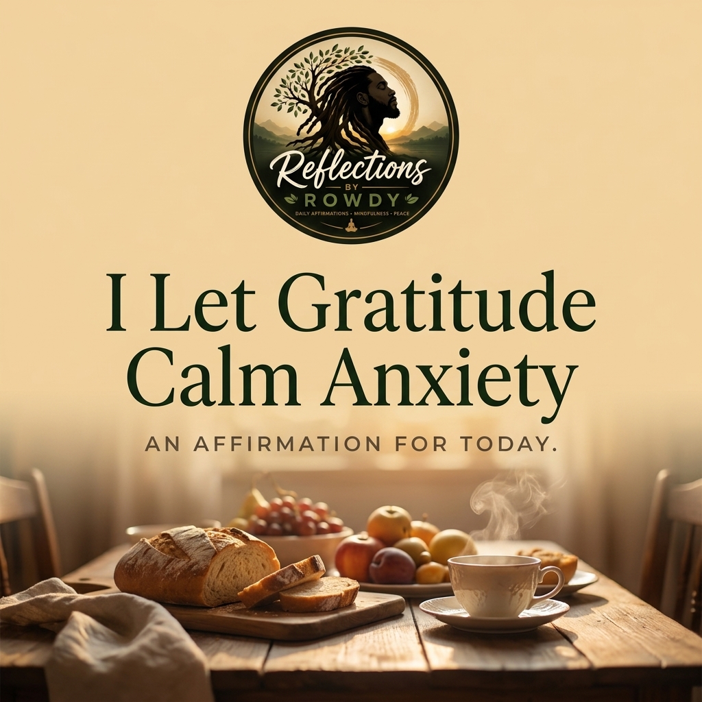 I Let Gratitude Calm Anxiety