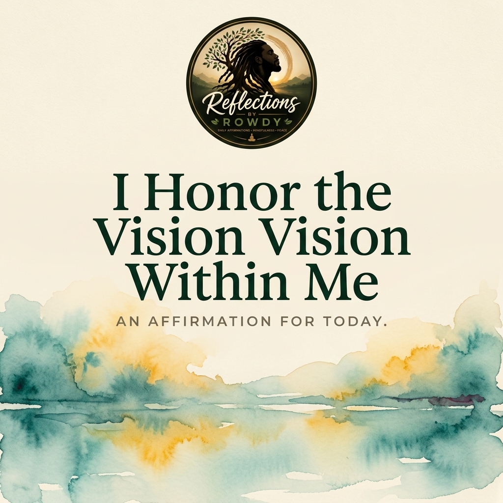 I Honor the Vision Within Me