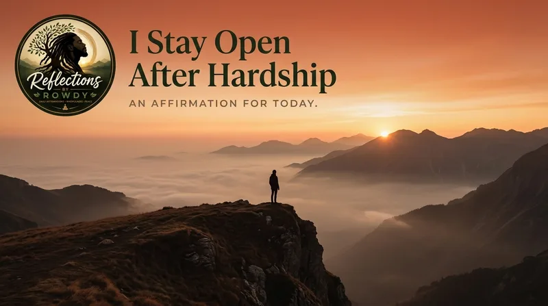 I Stay Open After Hardship
