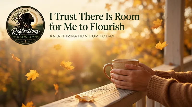 I Trust There Is Room for Me to Flourish