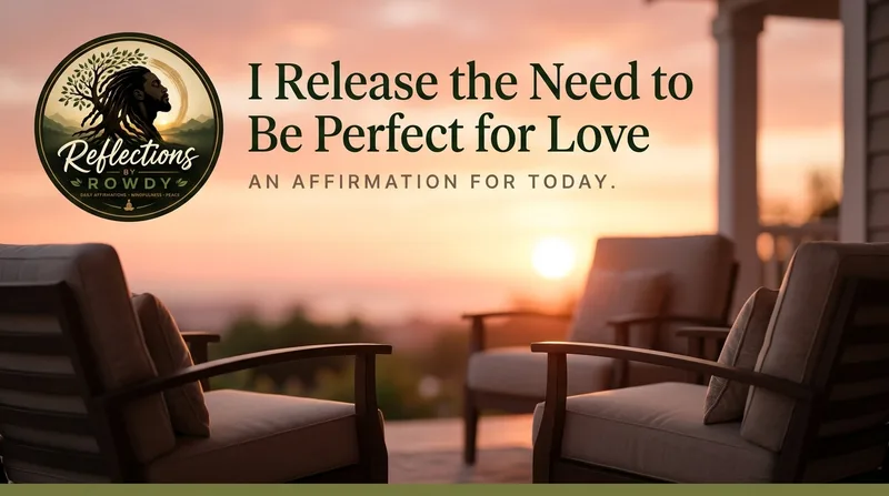 I Release the Need to Be Perfect for Love