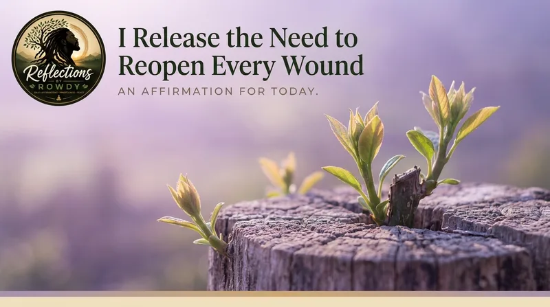 I Release the Need to Reopen Every Wound