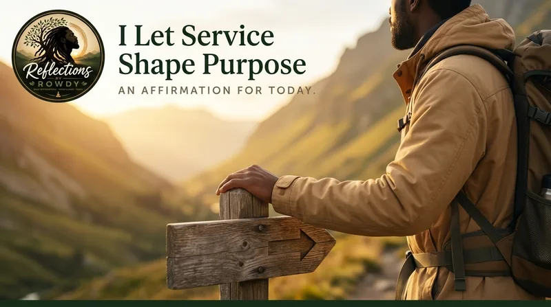 I Let Service Shape Purpose